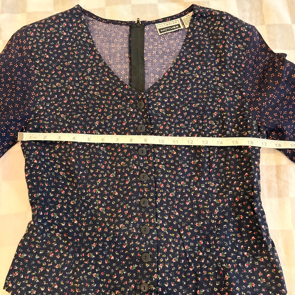 Ulterior Motives Two-Toned Floral Jumpsuit - Picture 9 of 10